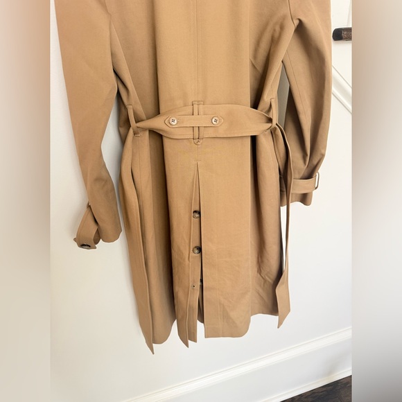 EUC Sezane Trench Coat - size 36/size 4 - tan/camel - Picture 9 of 14